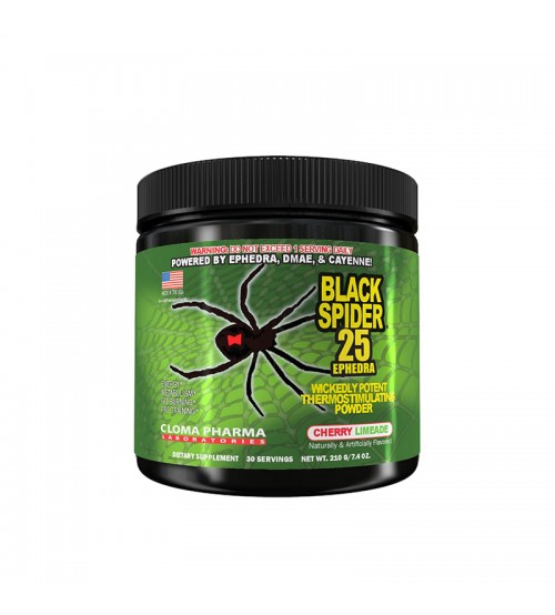 Предтренировочный комплекс Cloma Pharma Black Spider Powder 210g ...